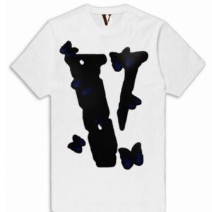 Vlone Black Shape Butterfly T-Shirt