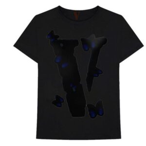 Vlone Black Shape Butterfly T-Shirt